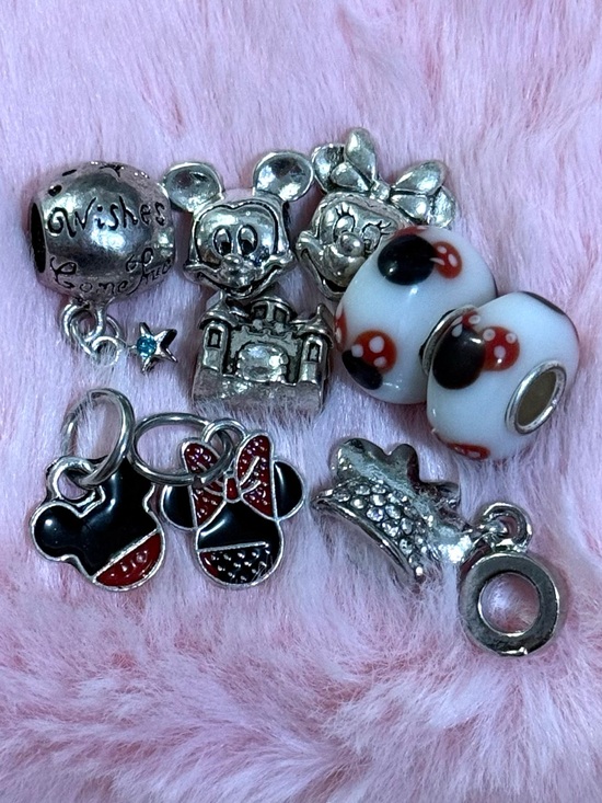 no brand Jewelry - Mickey Minnie Mouse Charm Set